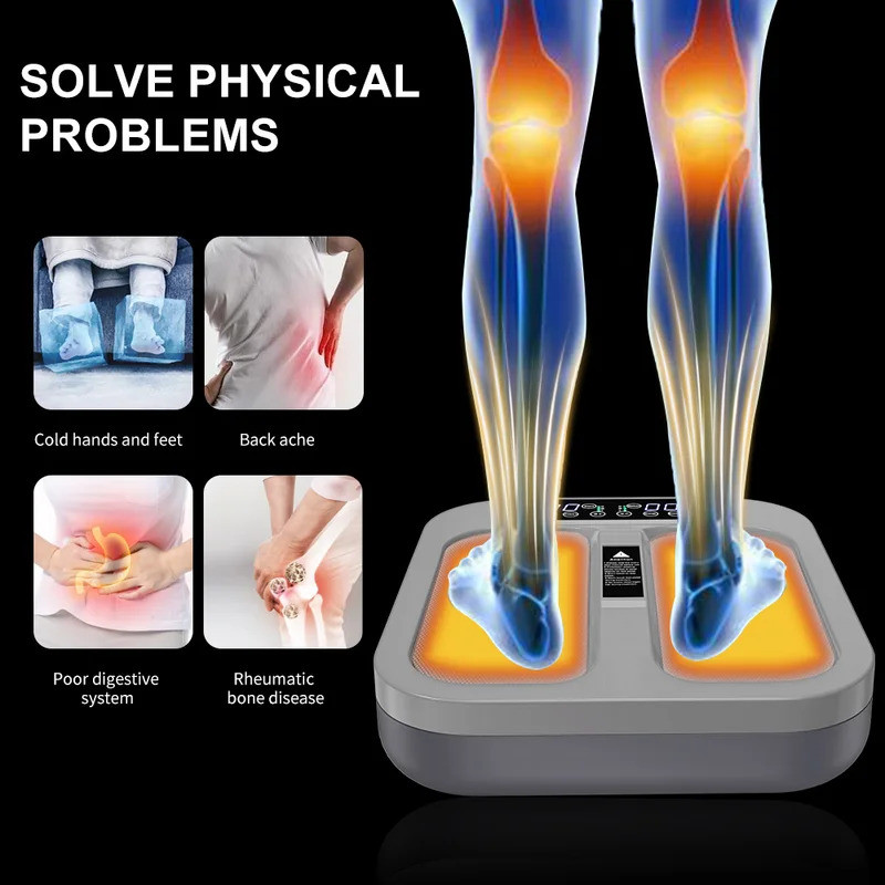 PEMF Foot Spa terahertz p90 thz tera PEMF เครื่องนวดเท้า Tera Pulse Wave เครื่องนวดเท้าพร้อมรีโมทคอน