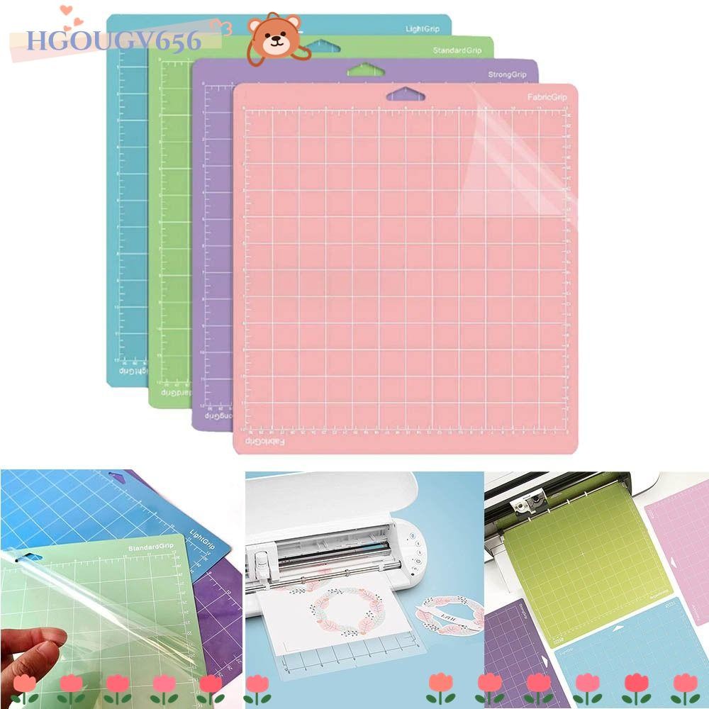 แผ่นรองตัด HGOUGVT, แผ่นรองตัด PVC แบบกาว, แบบพกพา Strong Grip หนาสต็อกการ์ดตัวอักษร Cameo Silhouett