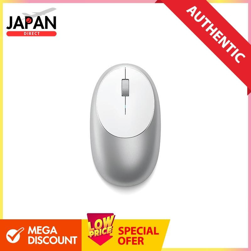 Satechi Aluminium M1 เมาส์บลูทูธ พอร์ต Type-C แบบชาร์จไฟได้ เมาส์ไร้สาย Mac (เข้ากันได้กับ Mac Mini,