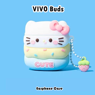 【Case Home】นําไปใช้กับ VIVO Buds เคส Case เคสหูฟัง การ์ตูนง่าย ซิลิโคนนุ่ม เคส เคสหูฟัง NO.2