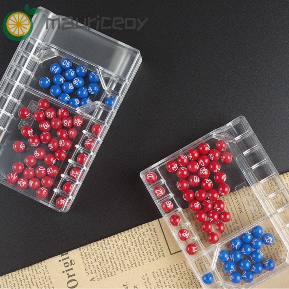 มาURICEOYA Lucky Lottery Toy Party Game Entertainment Mini Easy Read Numbers Portable Jackpot Bingo 