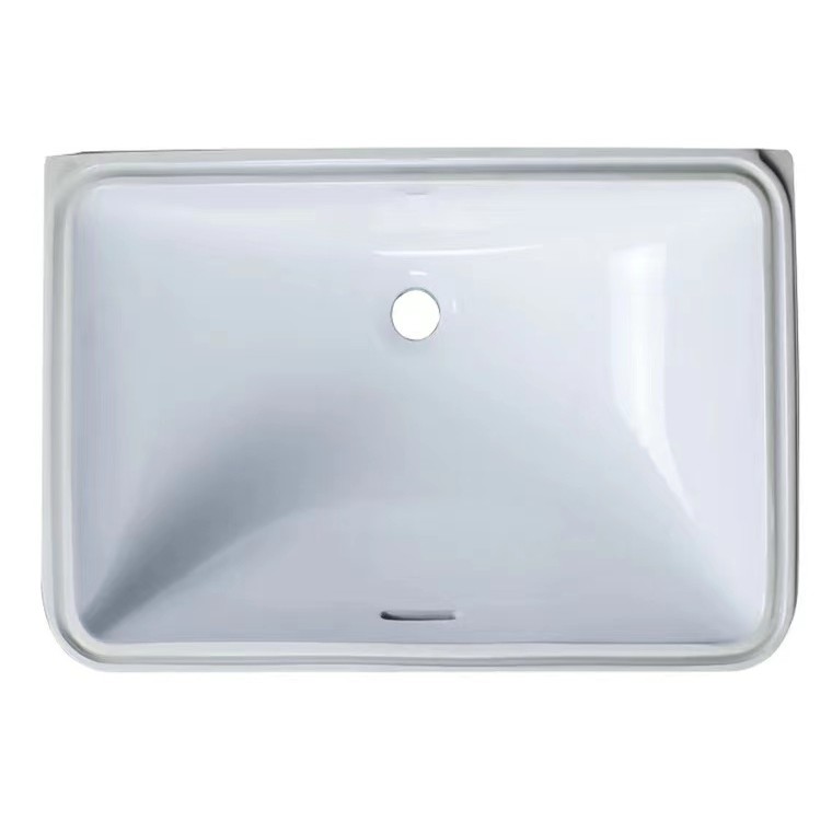 ภายใต้เคาน์เตอร์อ่างล้างหน้า LW1535B/1536B/596B ภายใต้เคาน์เตอร์เซรามิกสแควร์อ่างล้างหน้า