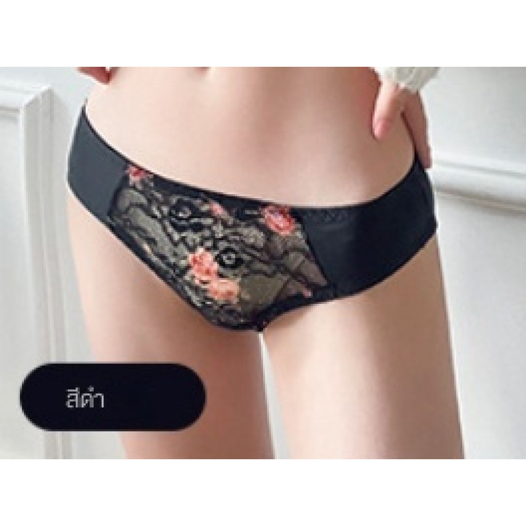 ชุดชั้นในลูกไม้ ชุดชั้นในยางพาราดันทรง หน้าอกเล็ก ผู้หญิง ไร้สาย คอวีลึก เซ็กซี่ ดอกไม้ ลูกไม้ ชุดชั