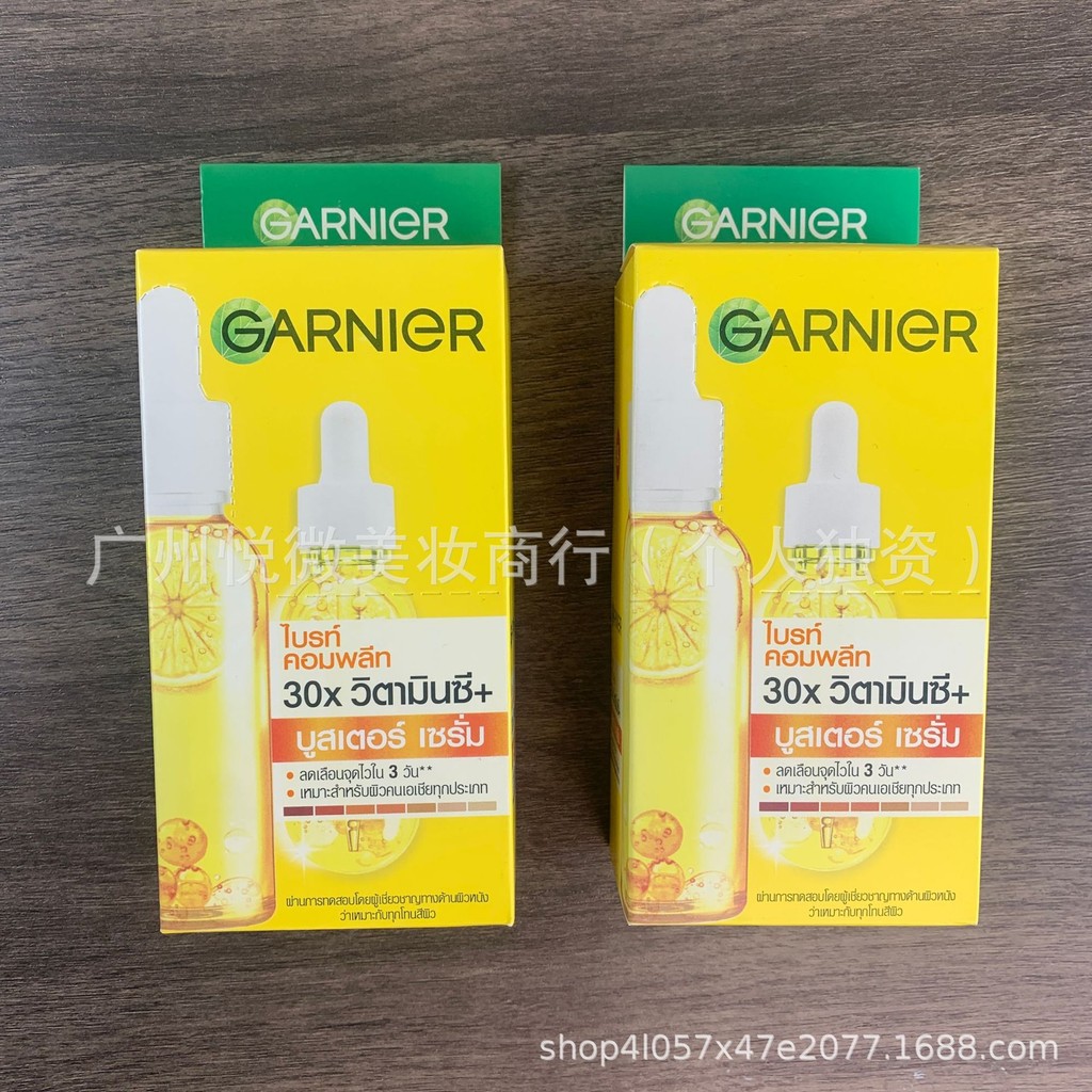 New Listing#New version in stock Thailand Garnier Serum Garnier45ml Niacinamide Vitamin CVC Acne Tre