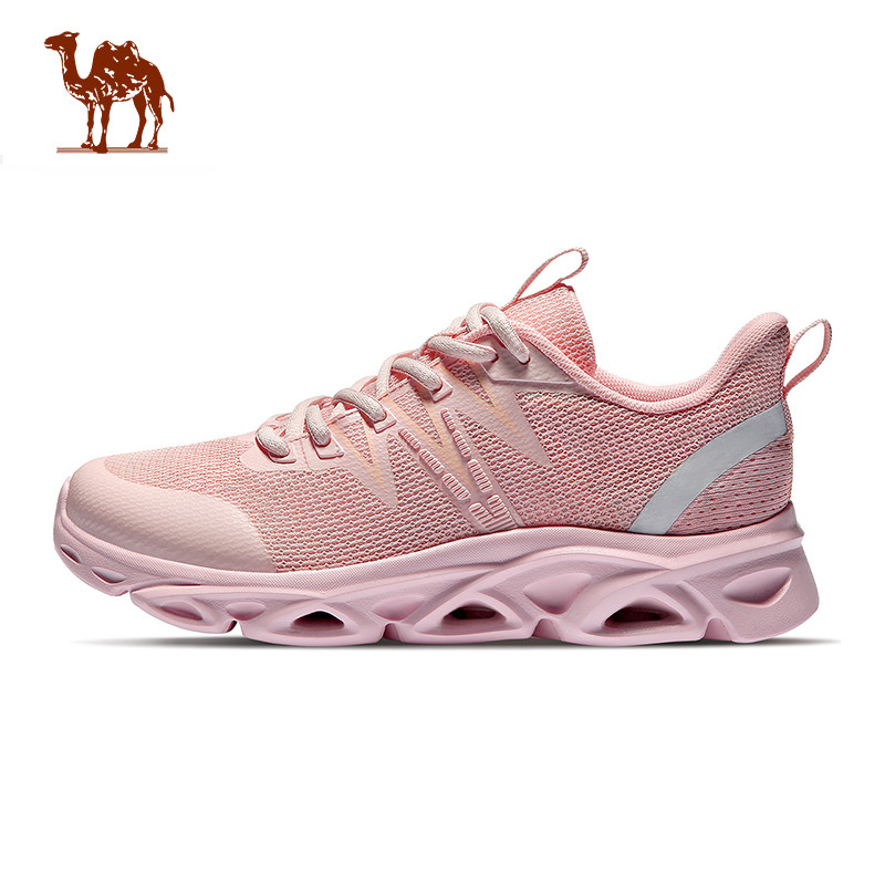 CAMEL CROWN รองเท้ากีฬาลำลองสตรีรองเท้าวิ่งระบายอากาศดูดซับแรงกระแทก