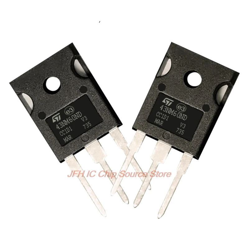 10PCS 43NM60ND STW43NM60ND TO-247 650V 35A ทรานซิสเตอร์รับประกัน