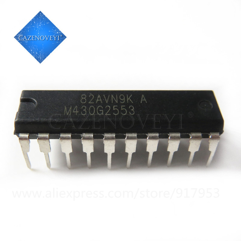 2 ชิ้น MSP430G2553IN20 MSP430G2553IN MSP430G2553 M430G2553 DIP-20 ชิป