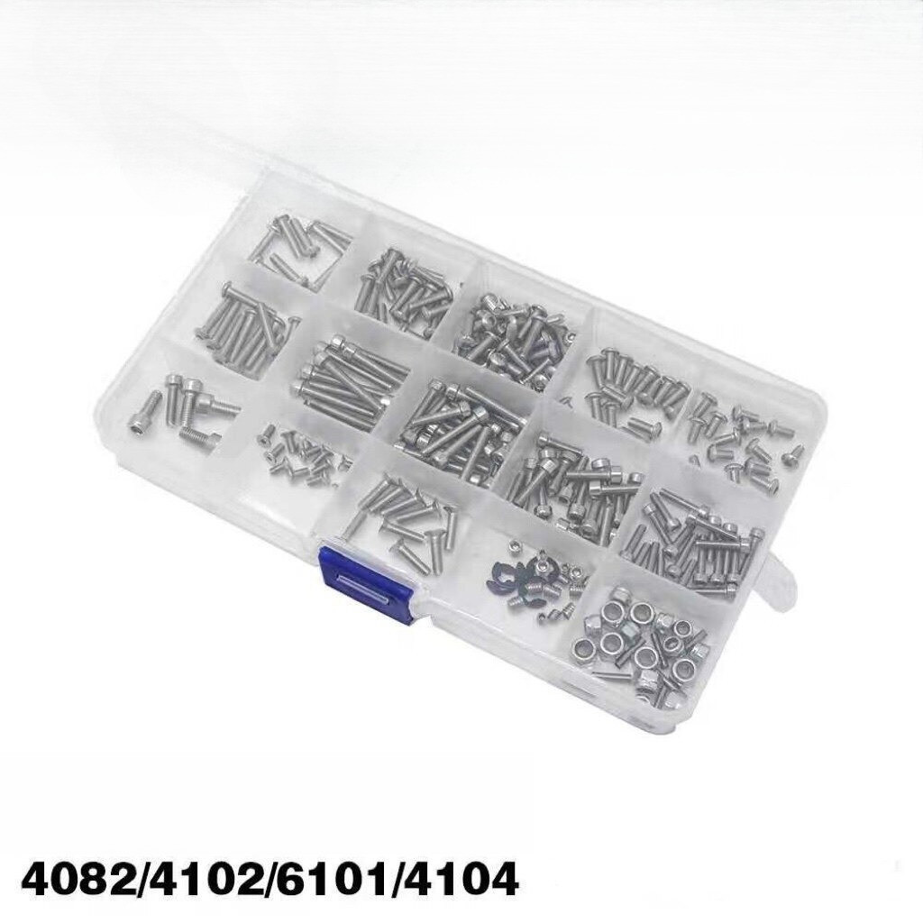 กล่องสกรูดัดแปลงสําหรับ YK4083 YK4082 YK4102 YK6101 RC รถโลหะอะไหล่อัพเกรด