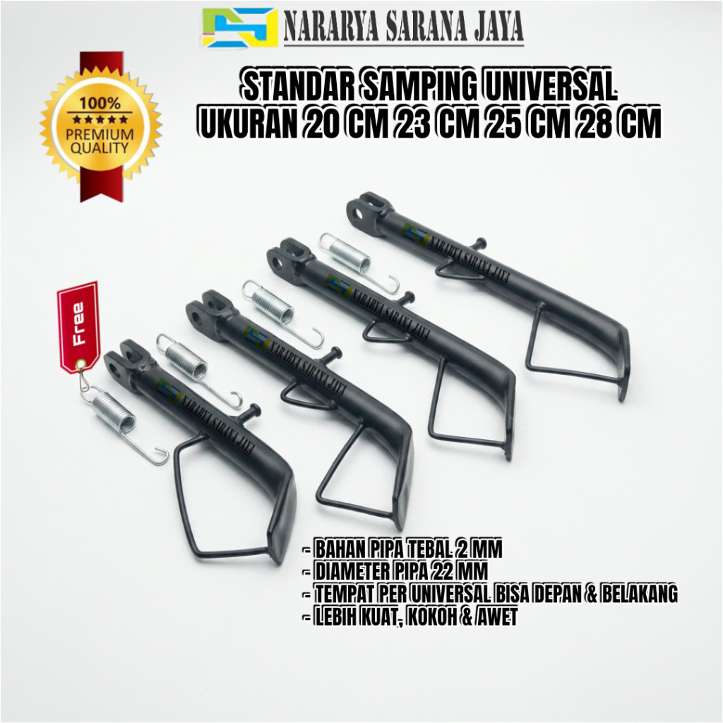 ขาตั้งด้านข้าง Mio Sporty Smile Soul Gt คาร์บูเรเตอร์ M3 J Universal รถจักรยานยนต์ความยาว 20 23 25 2
