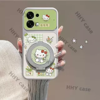 OPPO A6 A5 Pro 5G เคส OPPO A6S A6X 5G เคส OPPO A6X 4G เคส กรณีขนาดเล็กสด Pomelo Leaf Katie Cat ของแท้หนังโทรศัพท์กรณีขนาดใหญ่ดู Full Sheepskin Soft Edge แพคเกจเต็ม