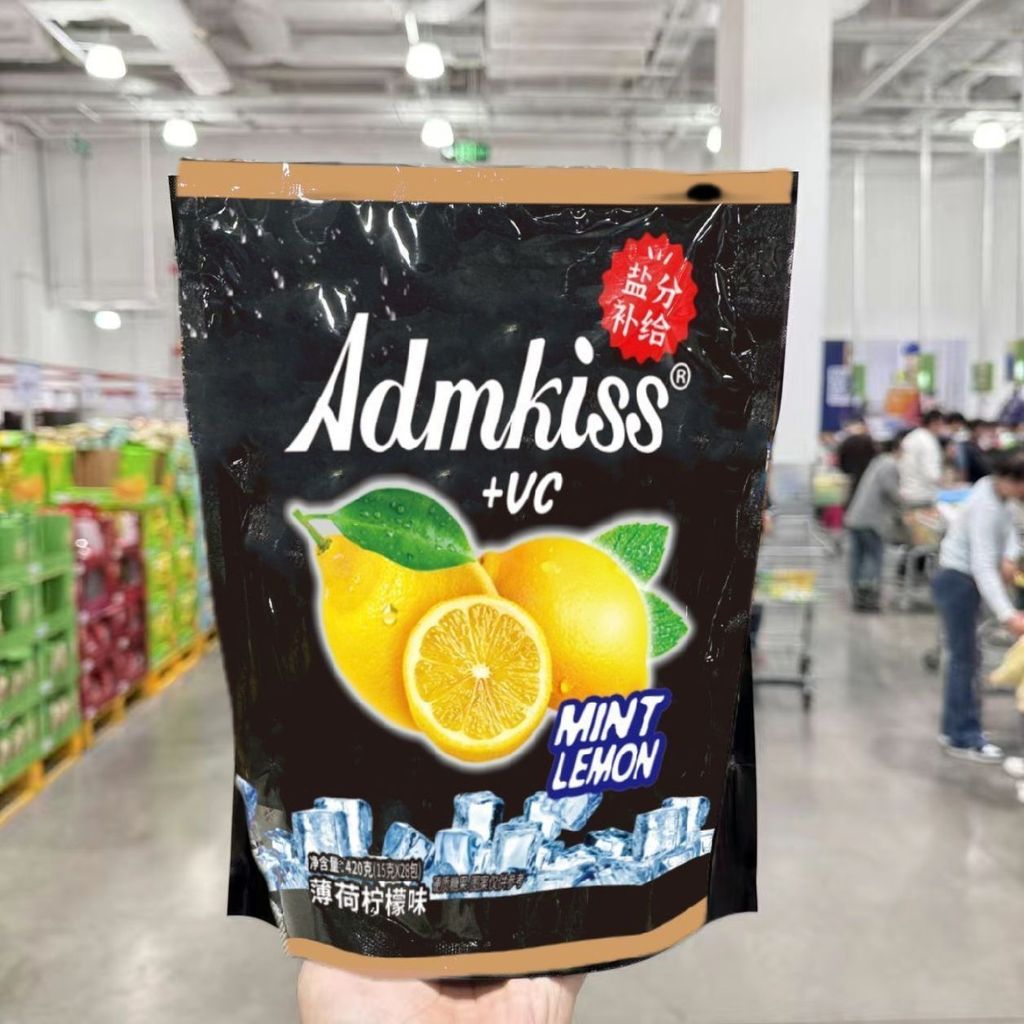 Malaysia Brand ADM Mint Lemon Candy Big Pack 420g (15g * 28 แพ็ค) Mint Lemon Flavour Hard Candy Anti