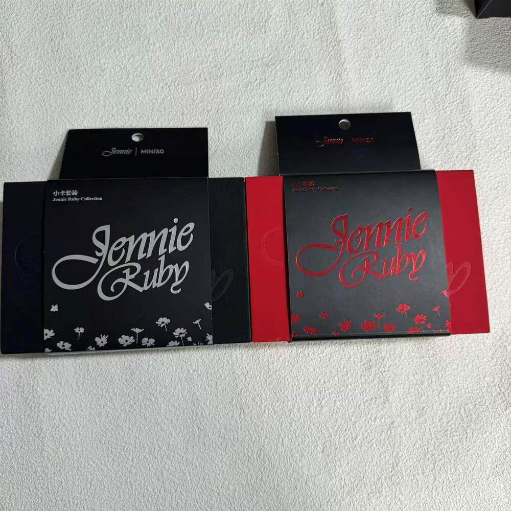 ชุดโฟโต้การ์ดแบรนด์ร่วม Jennie Ruby Jennie MINISO ชุดโฟโต้การ์ดลิมิเต็ดแบรนด์ร่วม Jennie