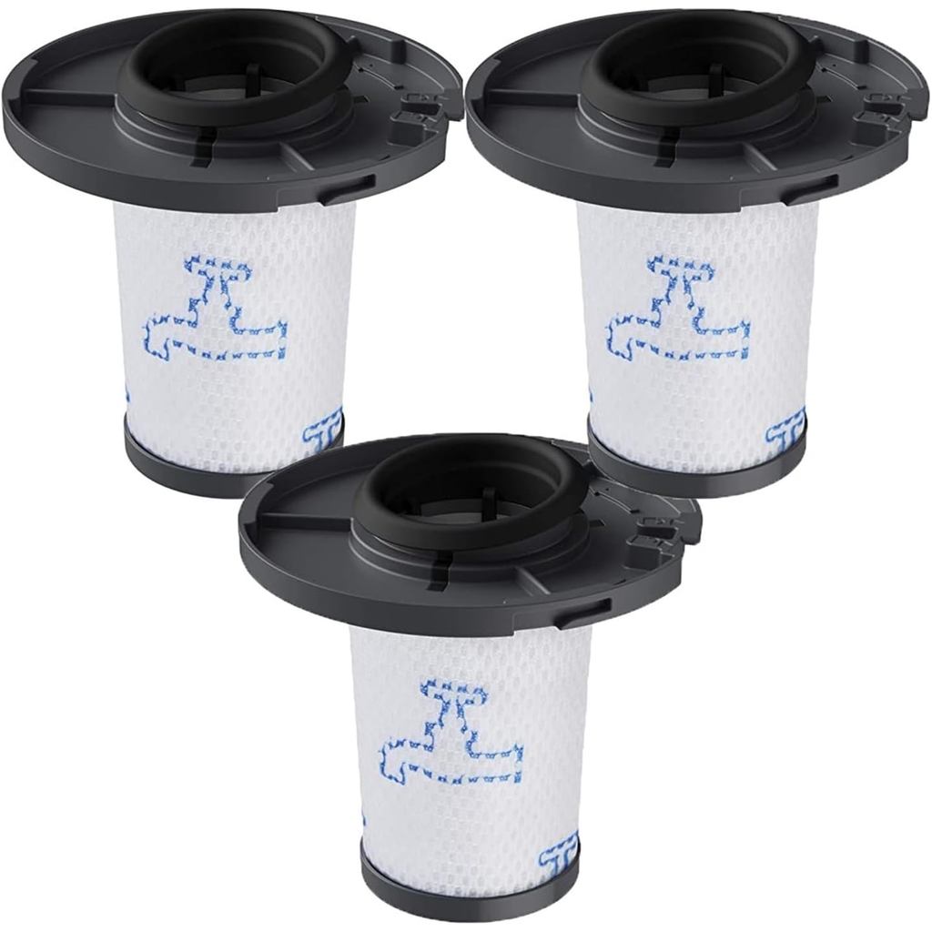 Filter ZR009007 ，Compatible With Rowenta X-Force Flex 11.60/12.60/14.60/15.60/1 RH98xx Cordless Vacuum Cleaner Accessories(3 pcs)