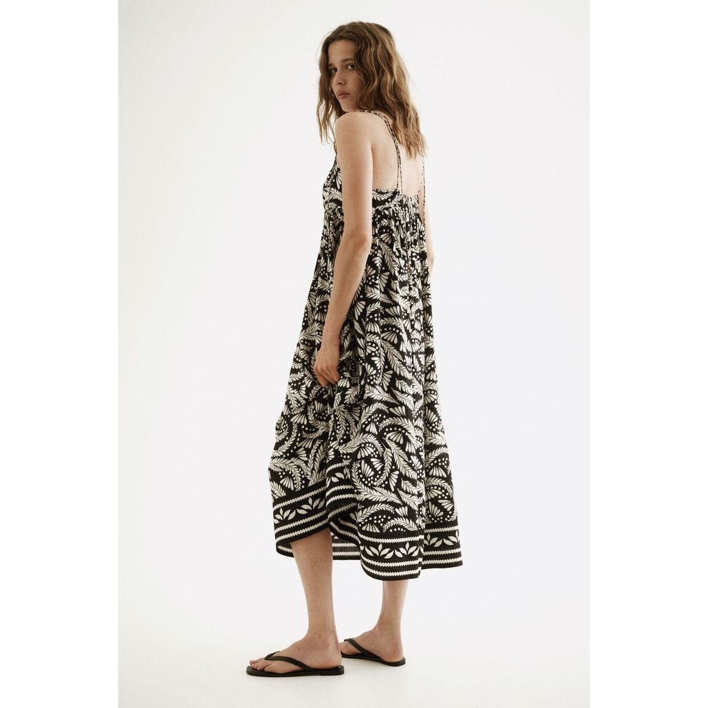 H&M(เอชแอนด์เอ็ม) เดรสมีเดียมสายผูกคอ ผู้หญิง 1340441_2