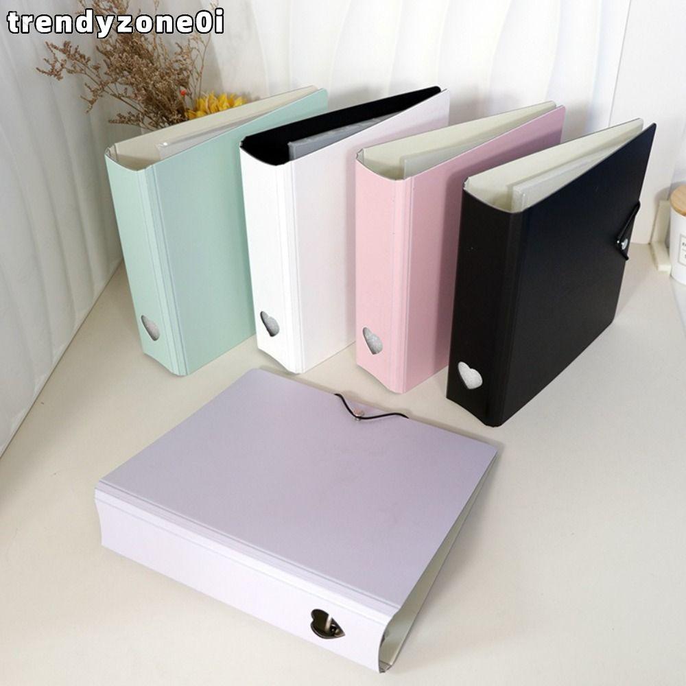 TRENDYZONE0I Photo Collect, เครื่องเขียน a5 Photocard Binder, PP Card Storage Photo Folder Card