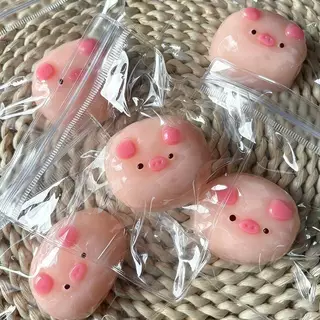 [Inthehot-t] ของเล่นประสาทสัมผัสหมูสีชมพูหวานสําหรับอยู่ไม่สุขความเครียดบรรเทาออทิสติก Essential [ใหม่]