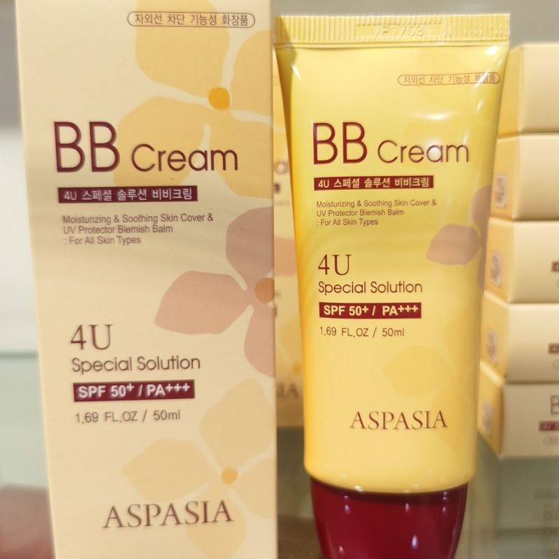เกาหลีเกาหลี ASPASIA คอนซีลเลอร์ BB 50ml ครีมกันแดดต่อต้านริ้วรอย 6.20t