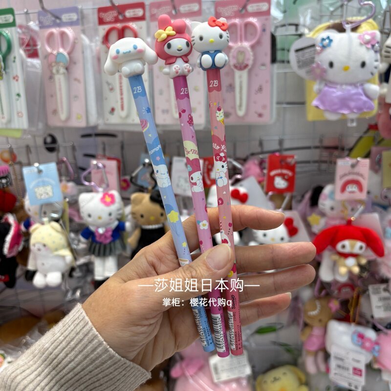 Japan sanrio sanrio New Character Limited kt Melody Cinnamon Dog Doll Head Wooden Pencil 2B