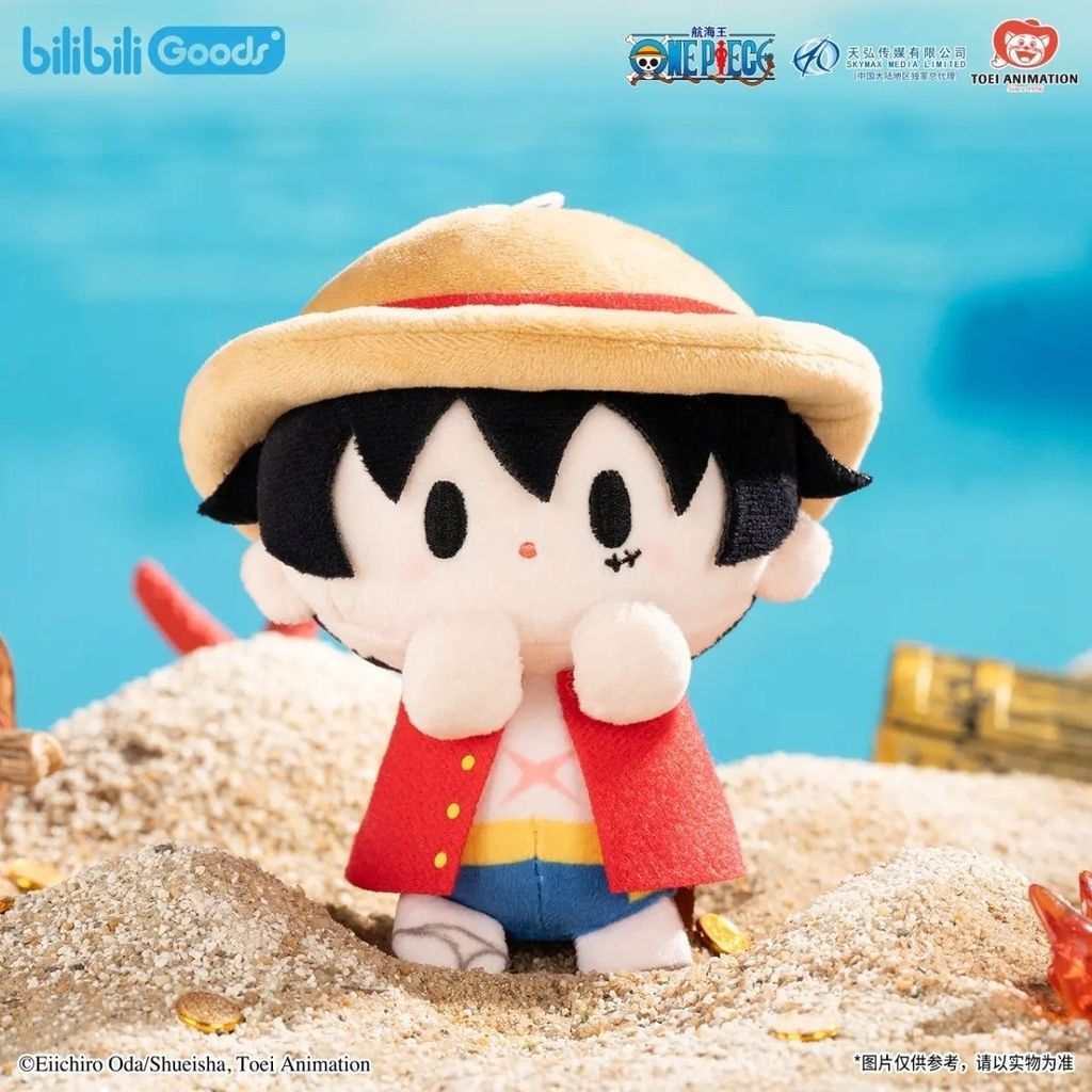 พร้อมส่ง ของแท้ One Piece One Piece babyQ Plush Doll One Piece Luffy Ace Luo