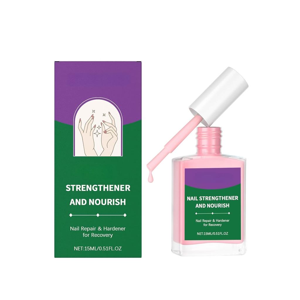Strengthener และ Growth, Nail Strengthener สําหรับผู้หญิง, Nail Polish Hardener for Care Treatment, 