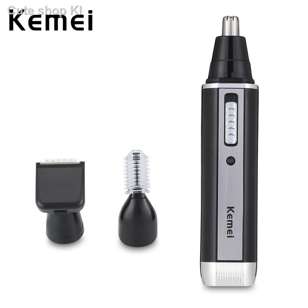 Kemei Rechargeable Nose Hair Trimmer Men Beard Trimmer Electric Shaver Face Eyebrow Trimmer KM-6631
