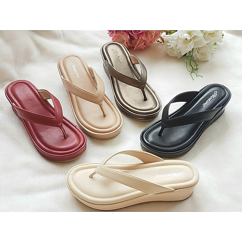 H9004 แตะหูหนีบนิ่มใส่สบายมาก สูง 2 นิ้ว 8 สี