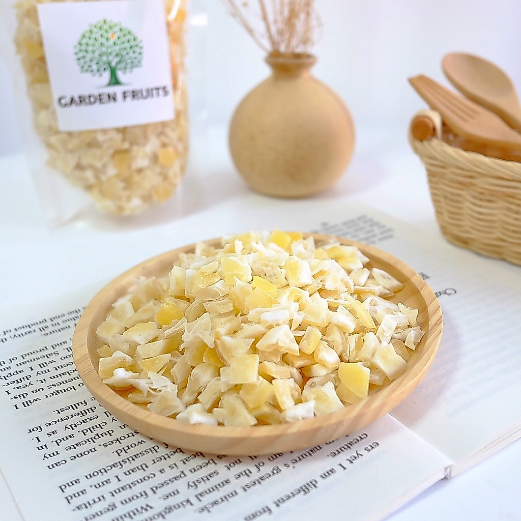 Dried Lemon Diced 8-10 mm เลมอนอบแห้งแบบเต๋า สีธรรมชาติ เกรด A By Uni Fruits