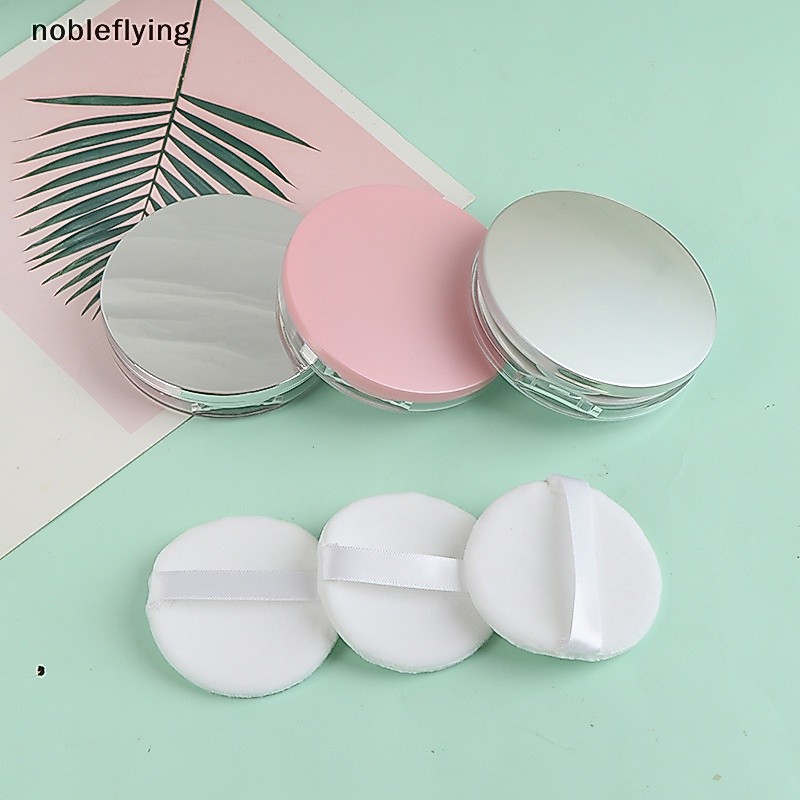 Nf 3g Ultra-thin ที่ว่างเปล่าหลวมกล่องหม้อแต่งหน้า Jar Sifter คอนเทนเนอร์พัฟกระจก nobleflying