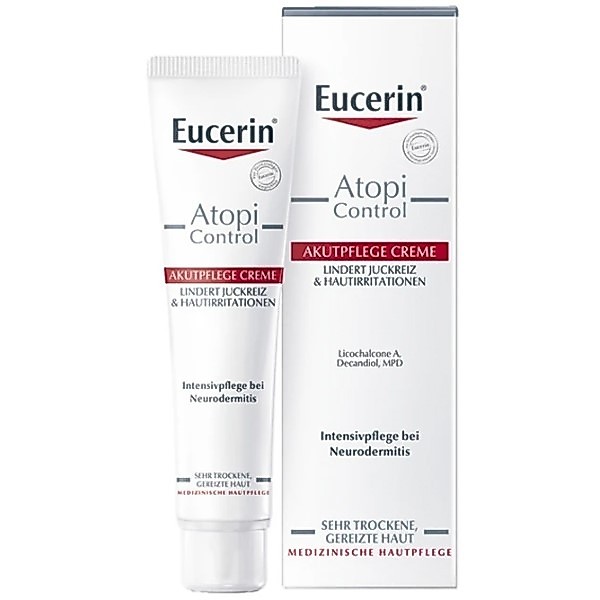 Eucerin AtopiControl Acute Care Cream ยูเซอรีน อโทปิคอนโทรล ลดผิวแห้งคัน ครีม 40ml.