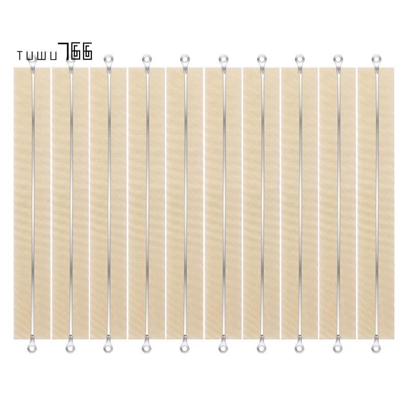 [tuwu766]10pcs Impulse Sealer อะไหล่,ผ้าซีลความร้อนแถบ Square Elements Grip Impulse Sealer ชุดซ่อม