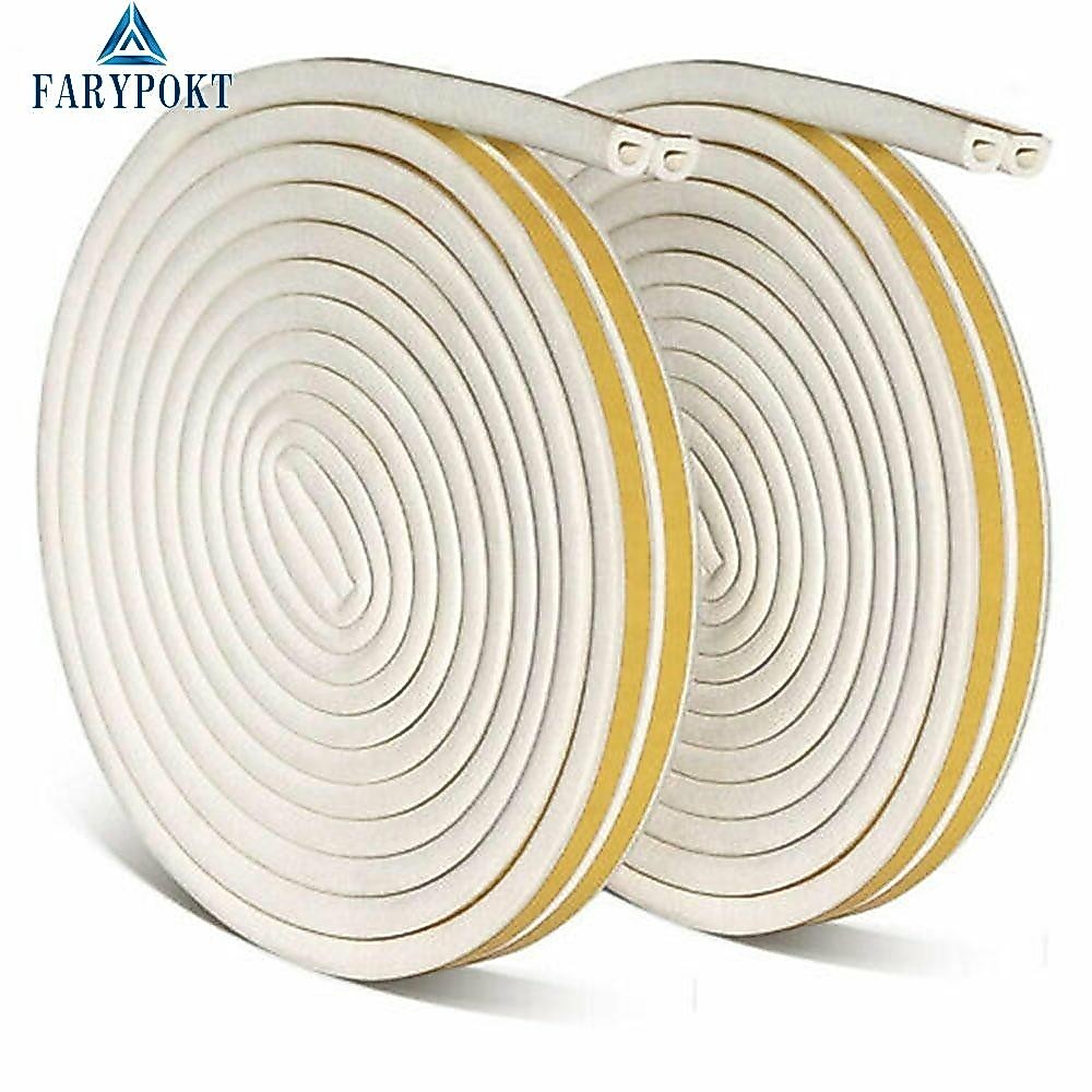 Weatherproof Soundproof Seal Strip 6M Foam Self Adhesive Casement Door Tape
