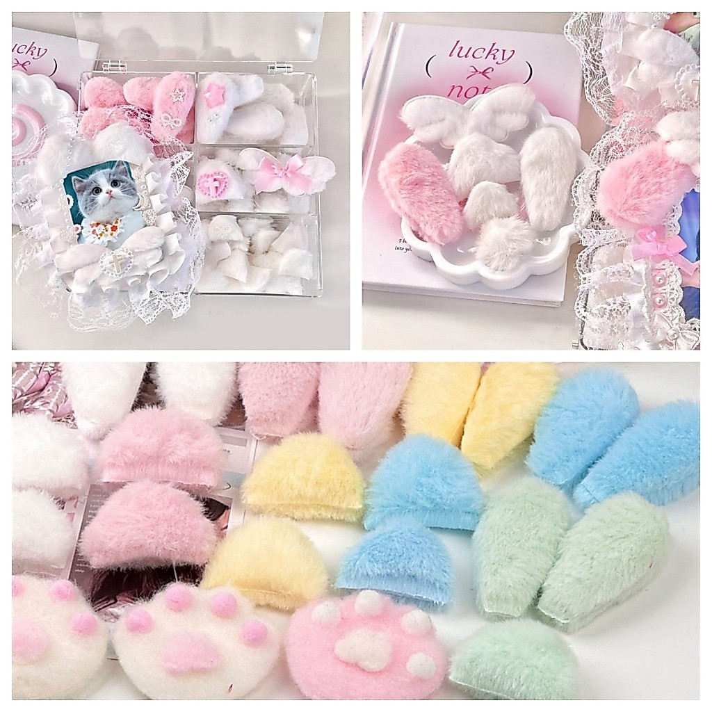 ชุดการ์ดแฮนด์เมด ลายการ์ตูนน่ารัก DIY 10 ชิ้น