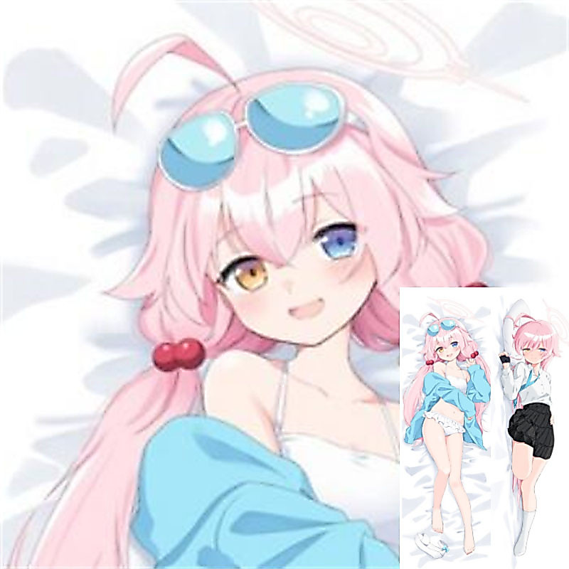 Hoshino และ hoshino หมอน Dakimakura โค้งสีฟ้าผ้าปูที่นอนปลอกหมอน
