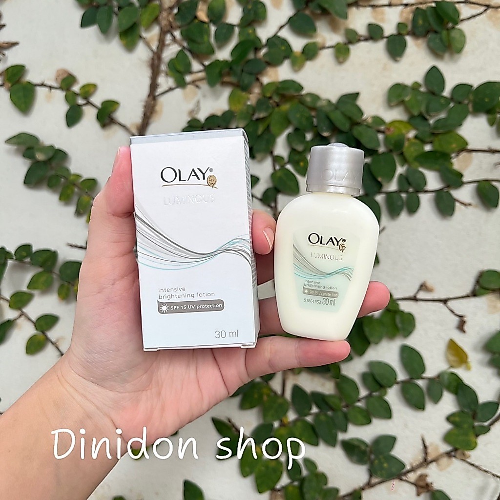 ((dinidon shop)) Olay luminous intensive brightening lotion SPF 15 UV protection 30ml โอเลย์ ลูมินัส โลชั่น 30มล.