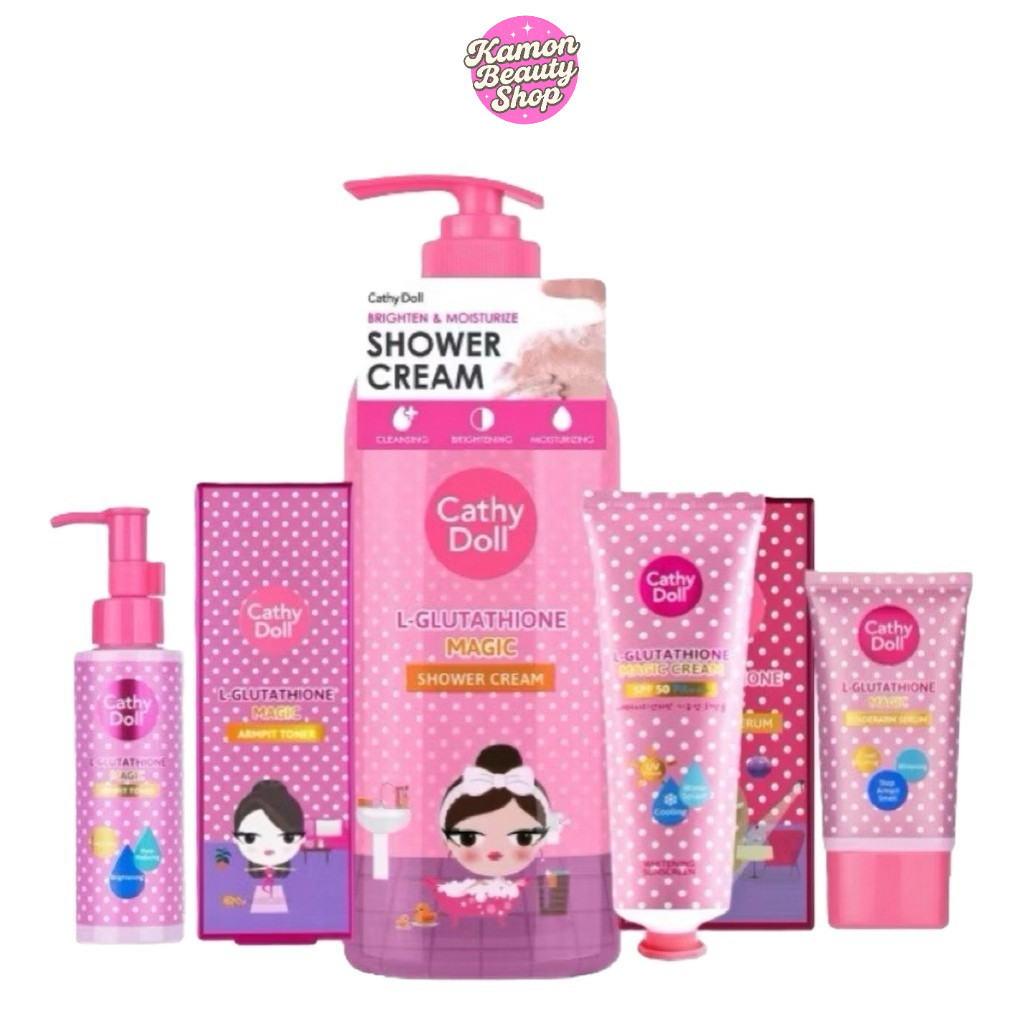 Cathy Doll Whitening Sunscreen  L-Glutathione Magic Cream SPF 50 PA+++ 138ml ครีมกันแดดละอองน้ำ ทั้งกันแดด ทั้งบำรุง