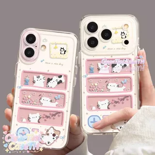 ดีไซน์สัตว์การ์ตูนน่ารัก เหมาะสำหรับ Redmi 9 10 12 15 13 14 10C 9C 12C 13C 14C 15C A1 A5 Note 9 10 11 12 13 14 Pro POCO