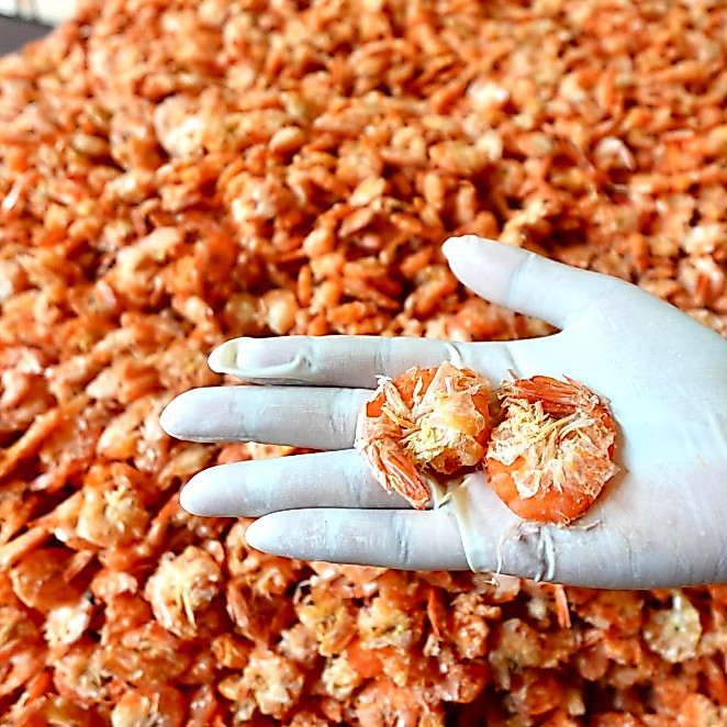 กุ้งแห้งคัดไซส์จากชาวประมงพื้นบ้านจ.สตูล