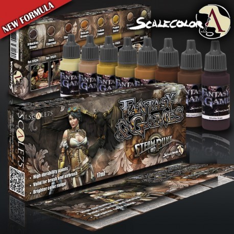 (Scale75) STEAM AND PUNK ACRYLICS PAINTS สีอะคริลิค