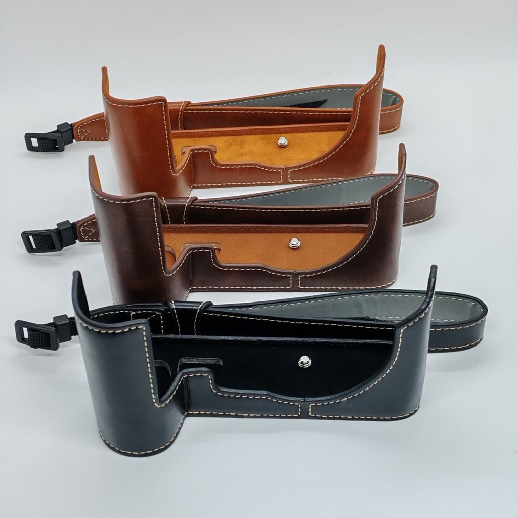 เหมาะสําหรับกล้อง Leica SL2/SL2S เคสหนังฐานหนังน้ํามัน Leica sl2 2S ครึ่งเคสป้องกัน