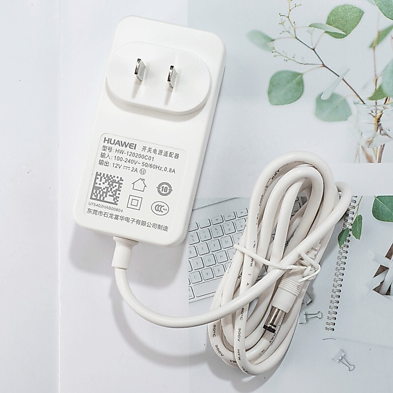 อะแดปเตอร์แปลงไฟ Huawei 12v2a HW-120200C01 Honor PRO Router Power เครื่องชาร์จเสียง AI