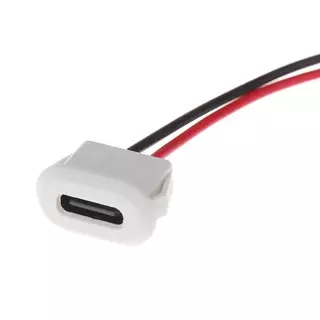 # ruier # 2Pin USB-C TypeC กันน้ํา USB Connector การบีบอัดโดยตรงหญิงฐานหญิง Soet ชาร์จอินเทอร์เฟซพร้อมลวดเชื่อมกันน้ํา Soet .