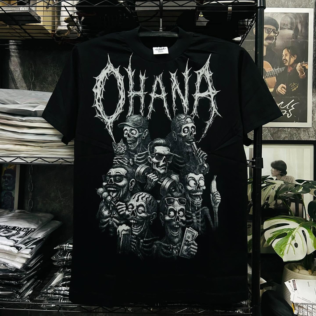 【ขายร้อน】 เสื้อยืด OHANA | Bone to be #OHANA  #เสื้อโอฮานา  #เสื้อวงไทย S-5XL