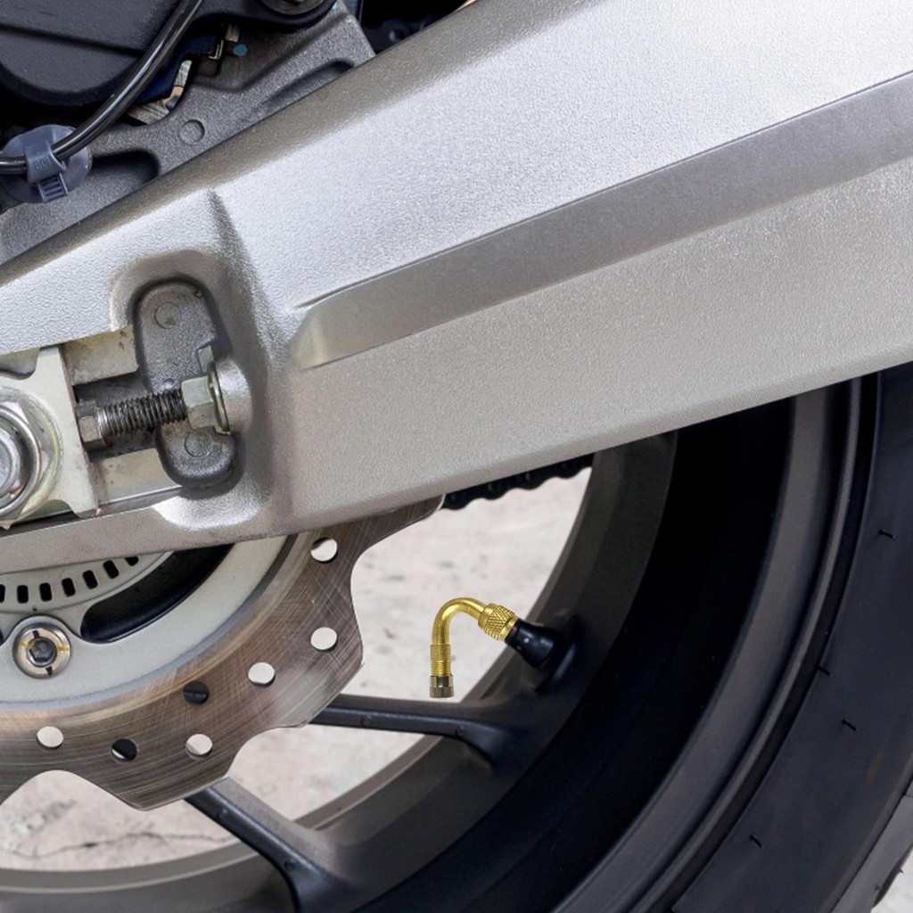 วาล์วต่อลมยาง หัวต่อขยายเตอมลม มอเตอร์ไซค์ รถจักรยานยนต์ รถยนต์ ทองเหลือง 45 90 135 องศา - รูปที่ 2