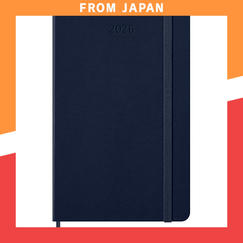 Moleskine Diary 2026, Starts in January, 12-Month Daily Diary, Large Size (13 cm × 21 cm), Hardcover