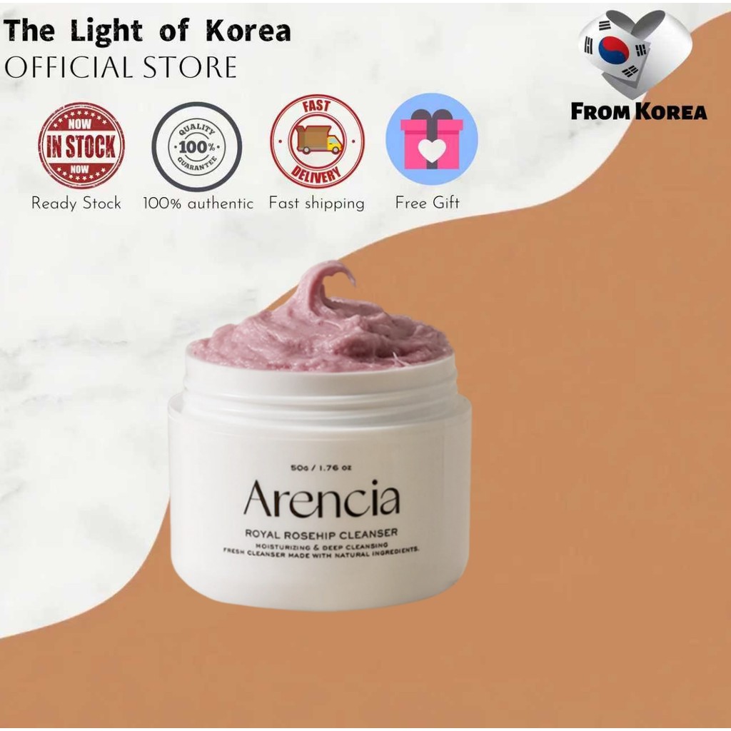[Arencia] Fresh Rosehip Rice Mochi Cleanser 120g