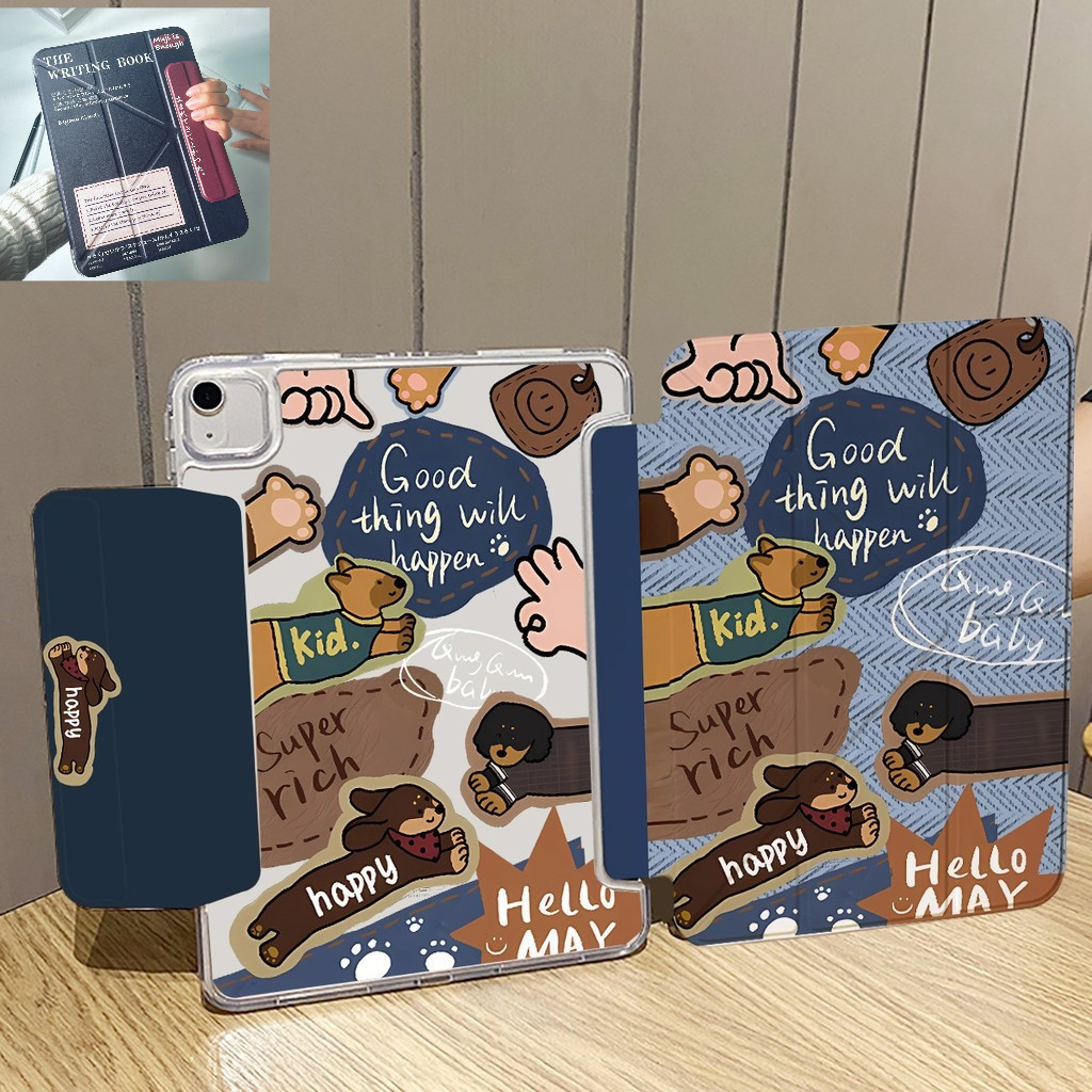 เคสป้องกัน iPad แบบพับได้รูปตัว Y แม่เหล็กสำหรับ Gen11 A16 Air7 Air4/5 ​​10.9 Air6 Pro11 mini6/7 Gen10 Gen7/8/9 10.2case