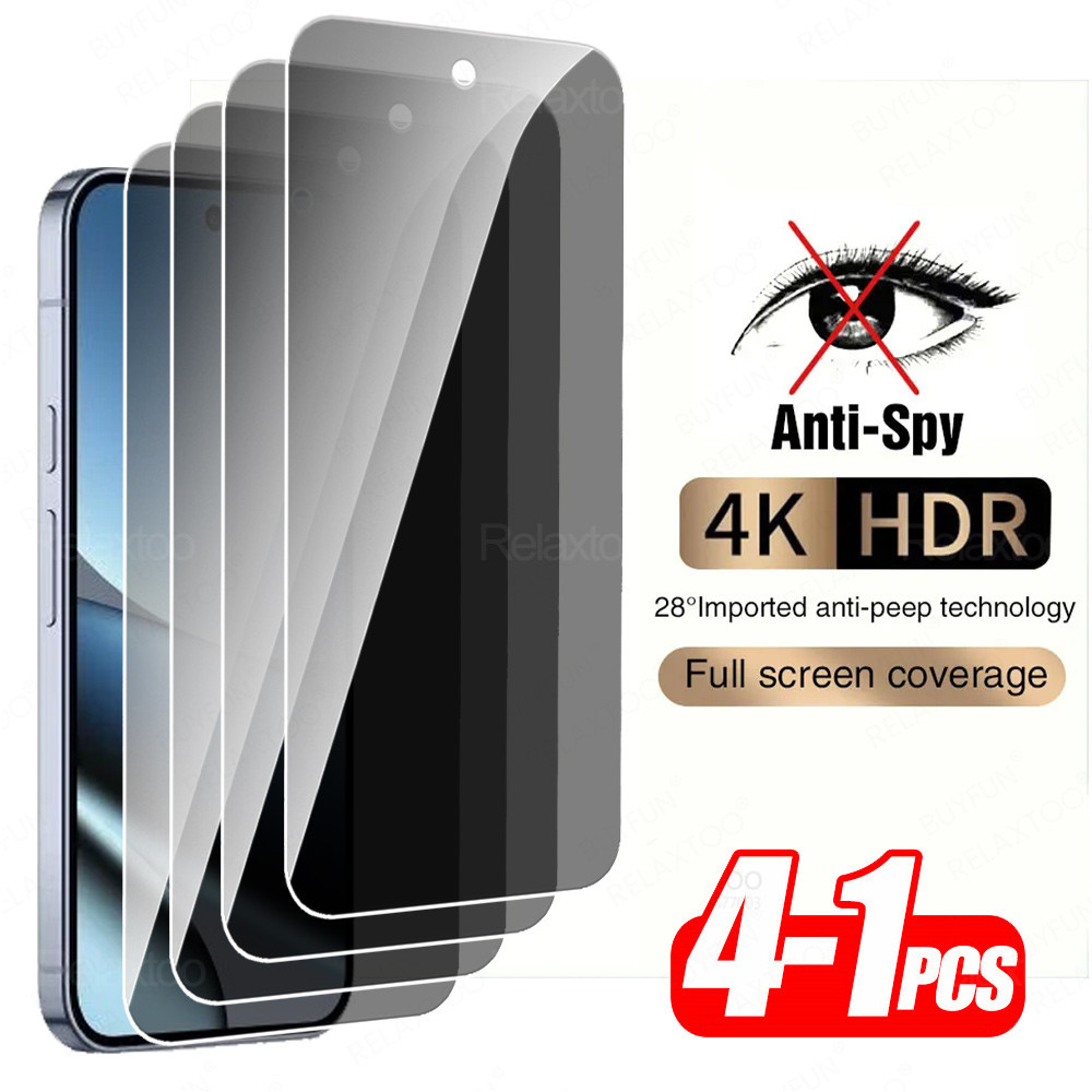 1-4 ชิ้นปลดล็อคกระจกความเป็นส่วนตัวสําหรับ Google Pixel 10 Pro XL Pixel10 10Pro Anti-Peeping ป้องกัน