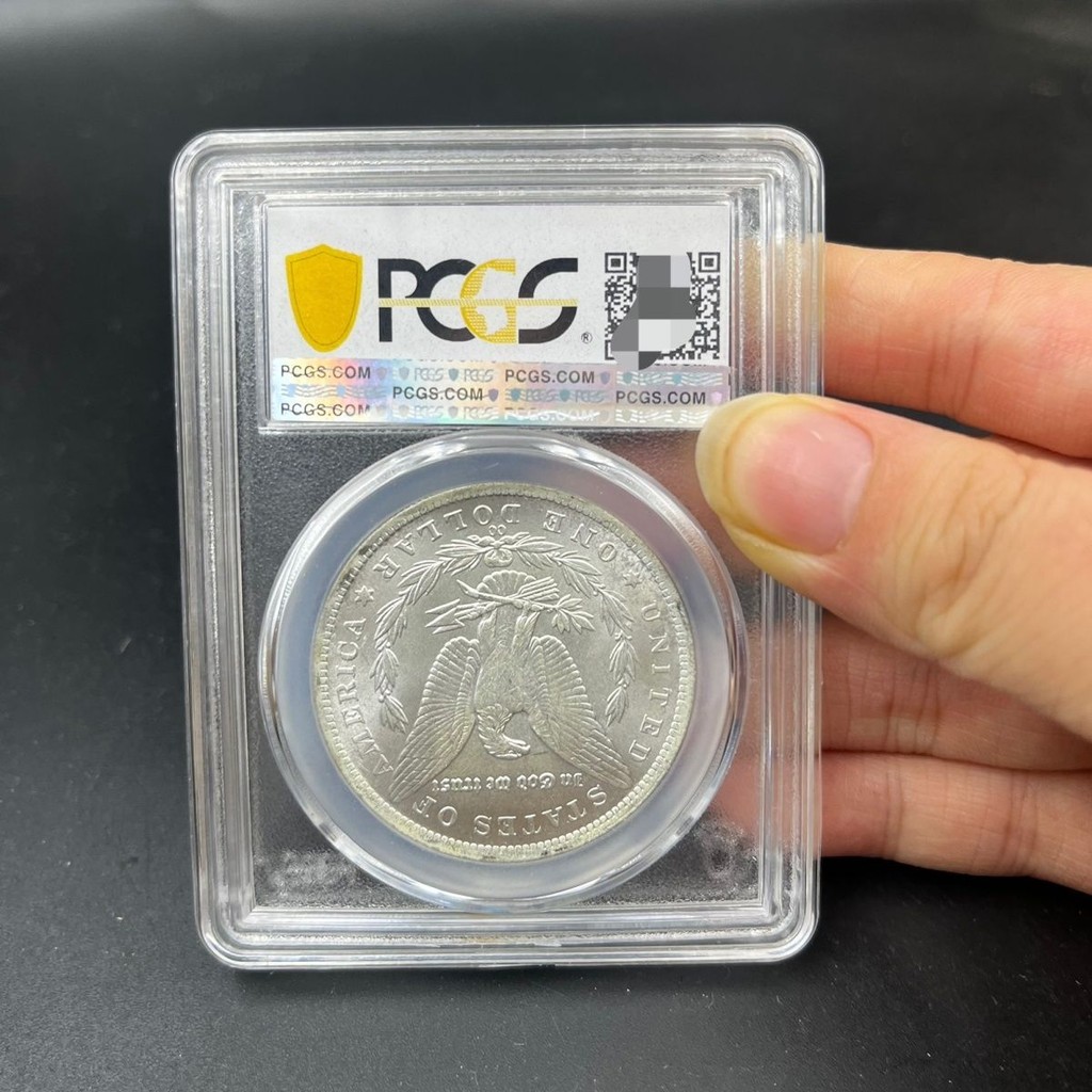 Pc pcgs เกรด MS63 1881 US Morgan เหรียญเงิน US เหรียญเงิน Morgan ต่างประเทศเงิน Dollar เงินรอบกล่องเ