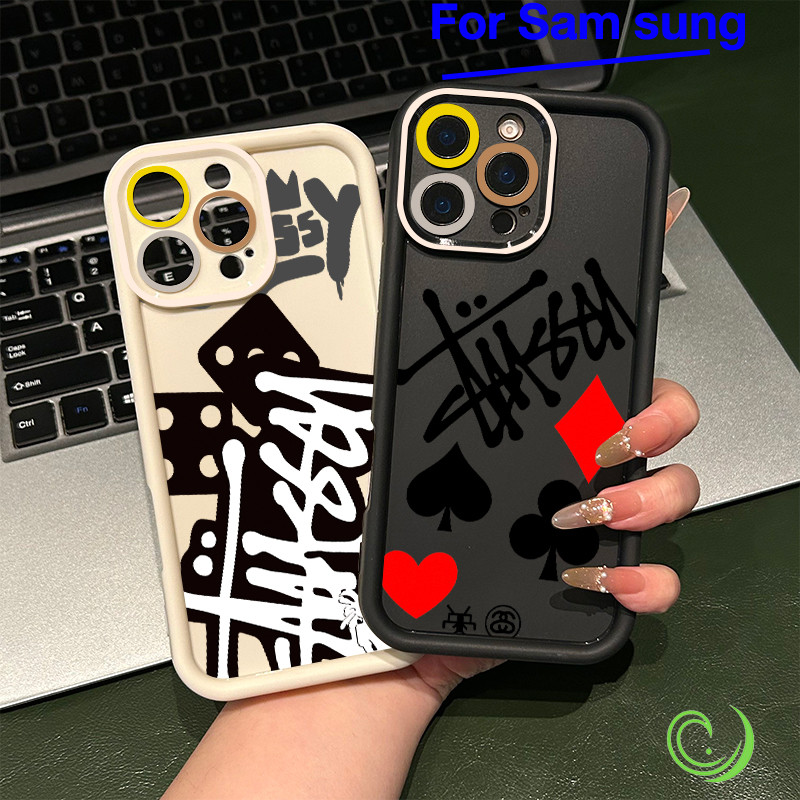 For Samsung เคสซัมซุง A54 โพดำ A55 A23 A05s A02s A15 A25