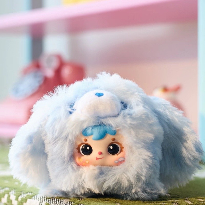 Sanxiaomao Puppy Guaiguai Mystery Box สินค้าน่ารักตุ๊กตากระเป๋าจี้ของขวัญหญิงเครื่องประดับทํามือ (ทั้งกล่อง 6 ชิ้นไม่นํากลับมาใช้ใหม่,ความน่าจะเป็น Hid